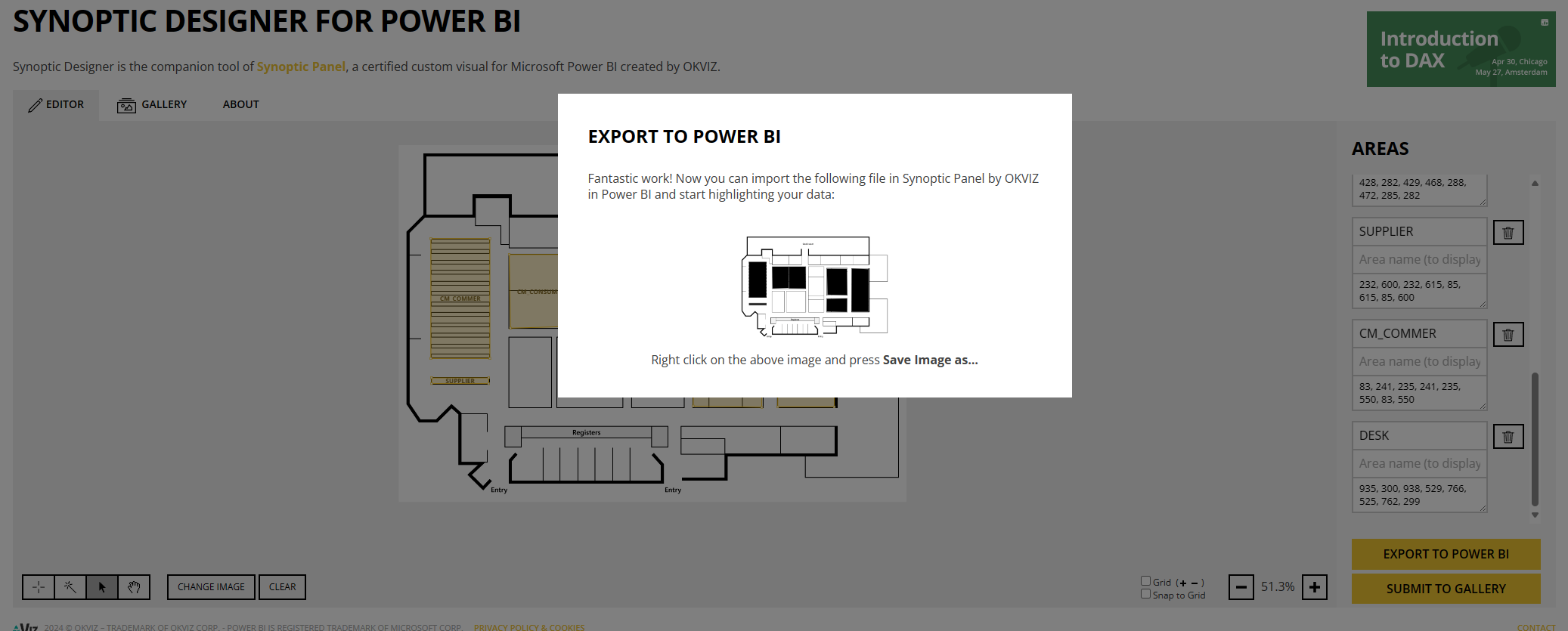 Synoptic Panel Examples Using Synoptic Panel by OKVIZ to Create Dynamic Maps Connected to ...
